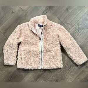 Patagonia Kids Light Pink Sherpa Jacket